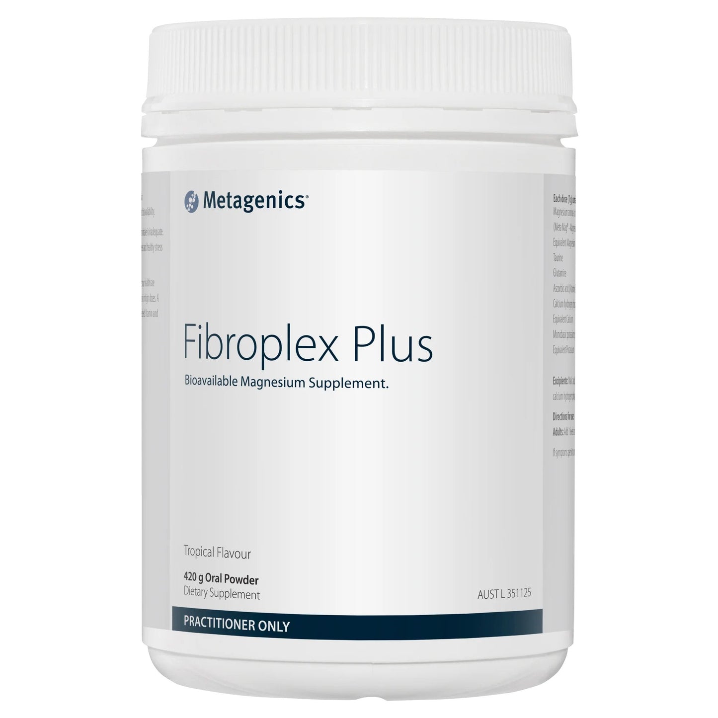 Metagenics Fibroplex Plus Tropical 420g Oral Powder