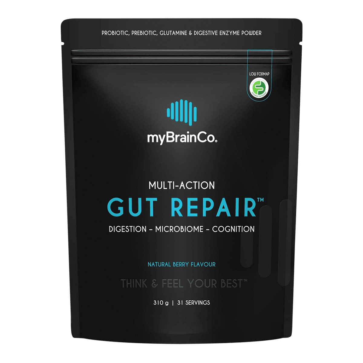 myBrainCo Gut Repair 310g Berry Powder