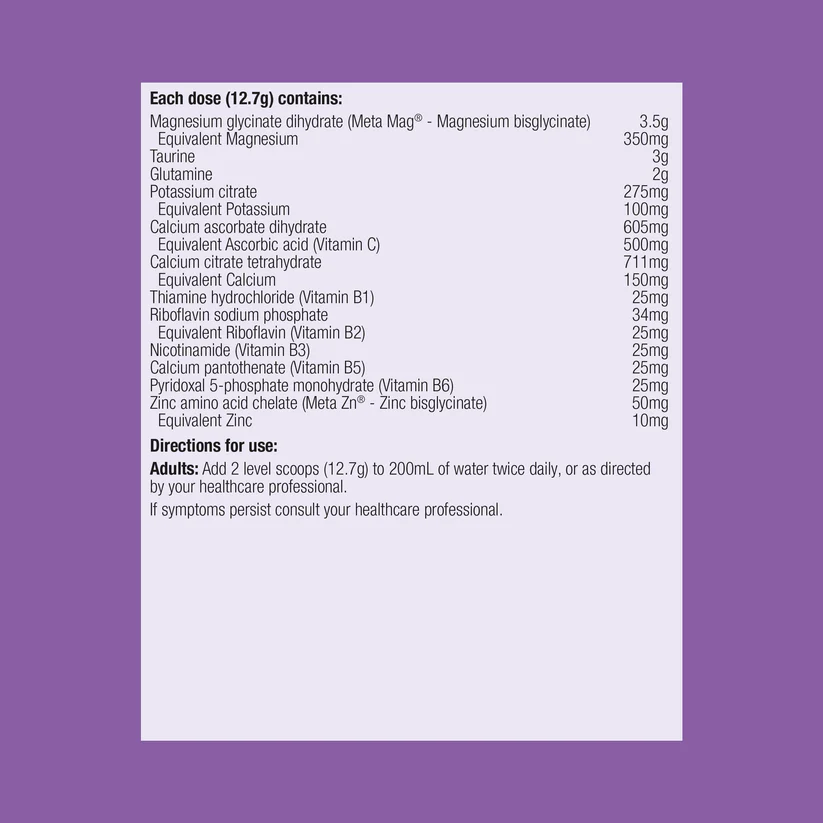Metagenics MetaRelax Tropical Flavour 241g powder