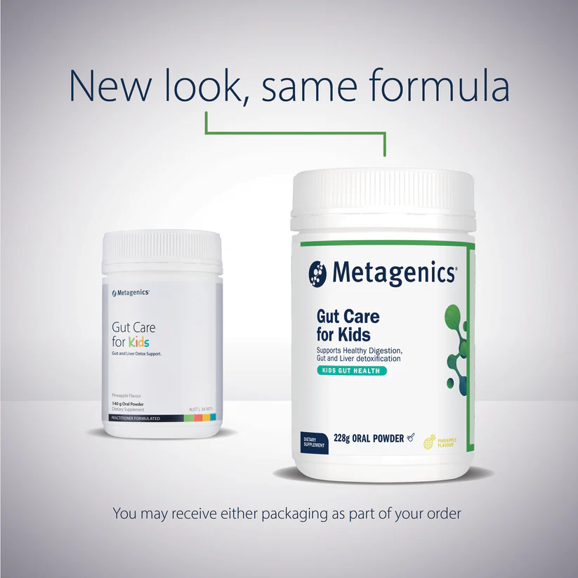 Metagenics Gut Care for Kids Pineapple flavour 140g oral powder
