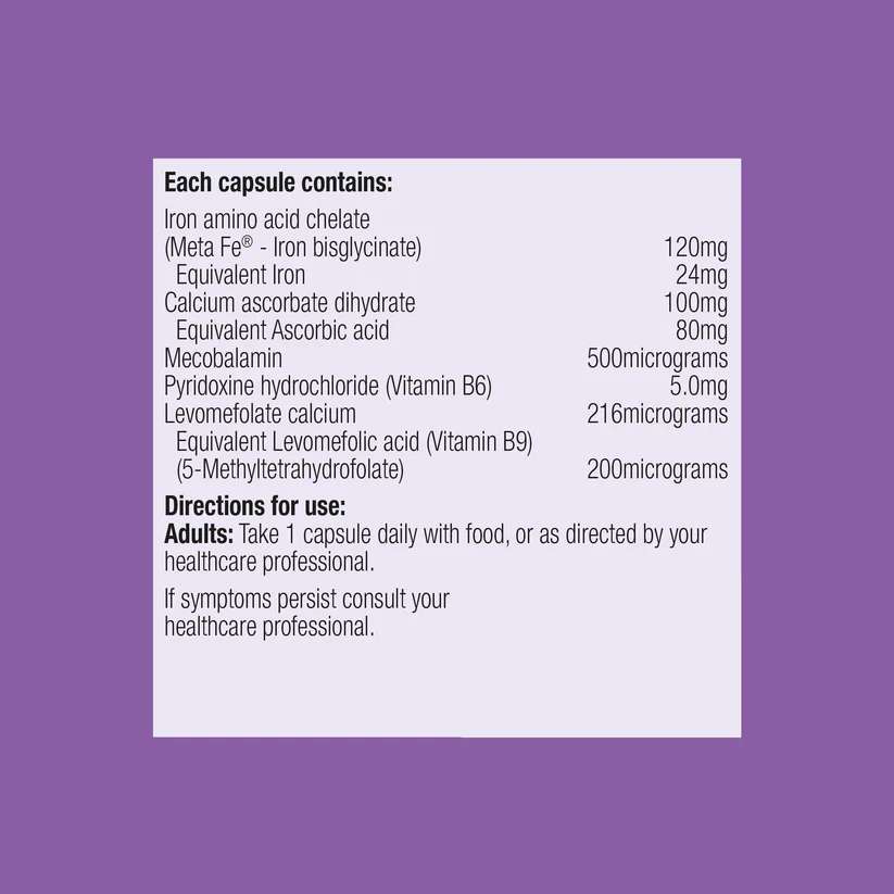 Metagenics Hemagenics Iron Advanced 30 Capules
