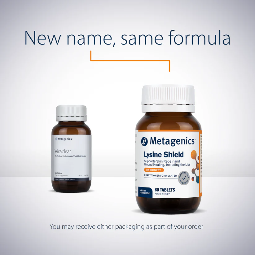 Metagenics Viraclear 60 tablets (Lysine Shield 60 tablets)