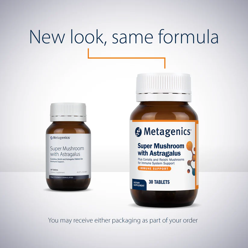 Metagenics Super Mushroom with Astragalus 30 tablets