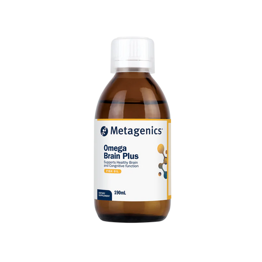 Metagenics Omega Brain Plus Peppermint flavour 190mL oral liquid