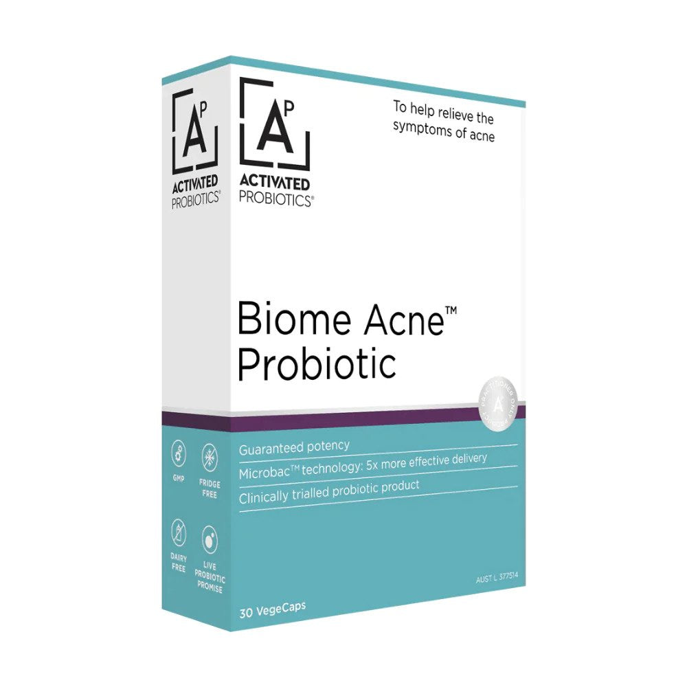 Activated Probiotics Biome Acne Probiotic 30 Capsules