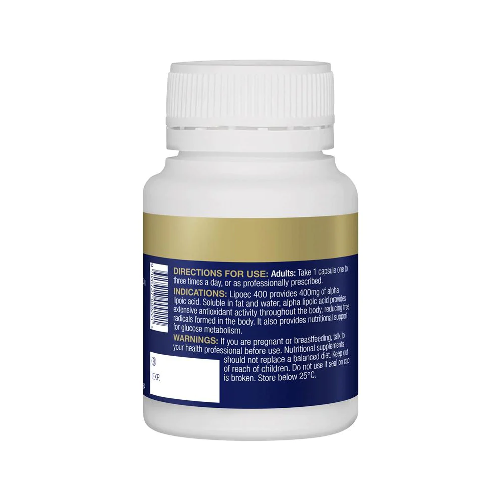 BioCeuticals Lipoec 400 60 Capsules