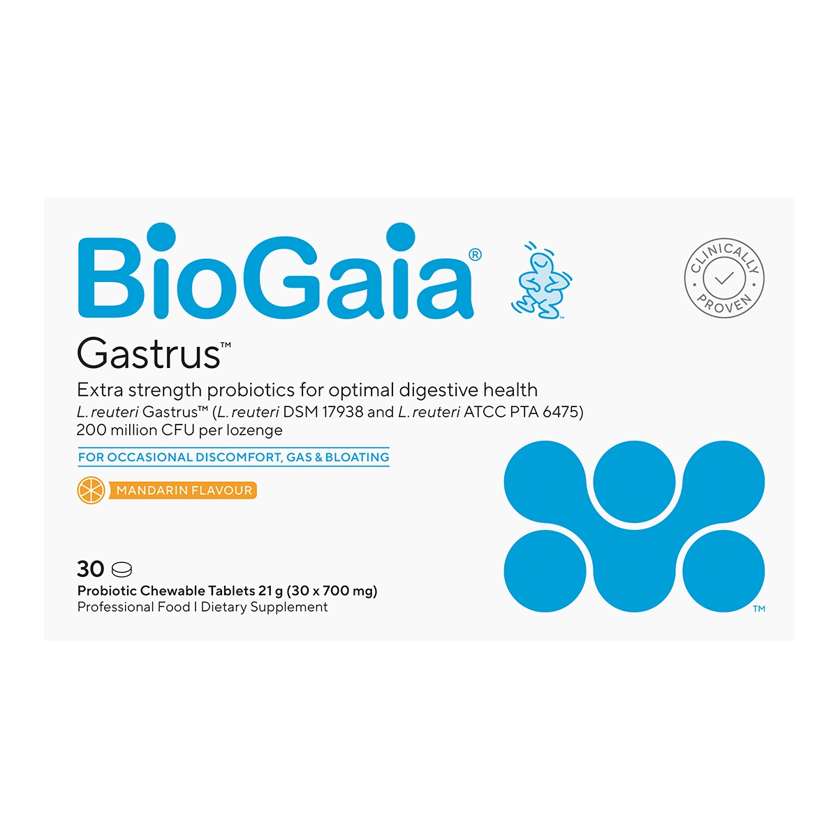 BioGaia Gastrus 30 Tablets