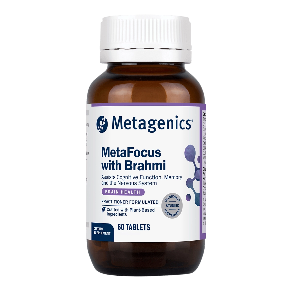 Metagenics MetaFocus with Brahmi (Formerly Brahmi Tone) 60 tablets