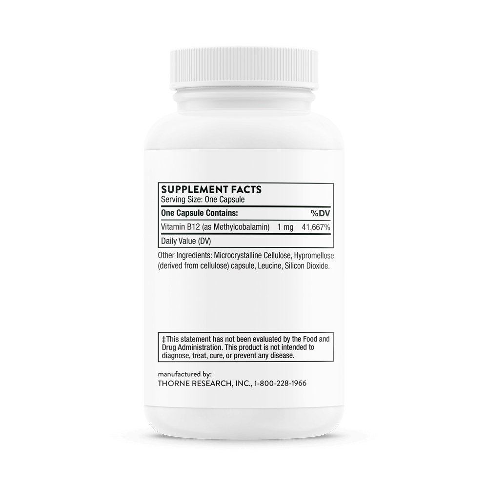 Thorne Vitamin B12 60 Capsules