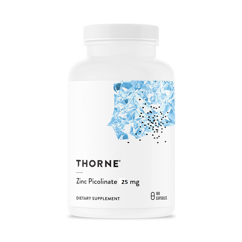 Thorne Zinc Picolinate 25mg 180 Capsules