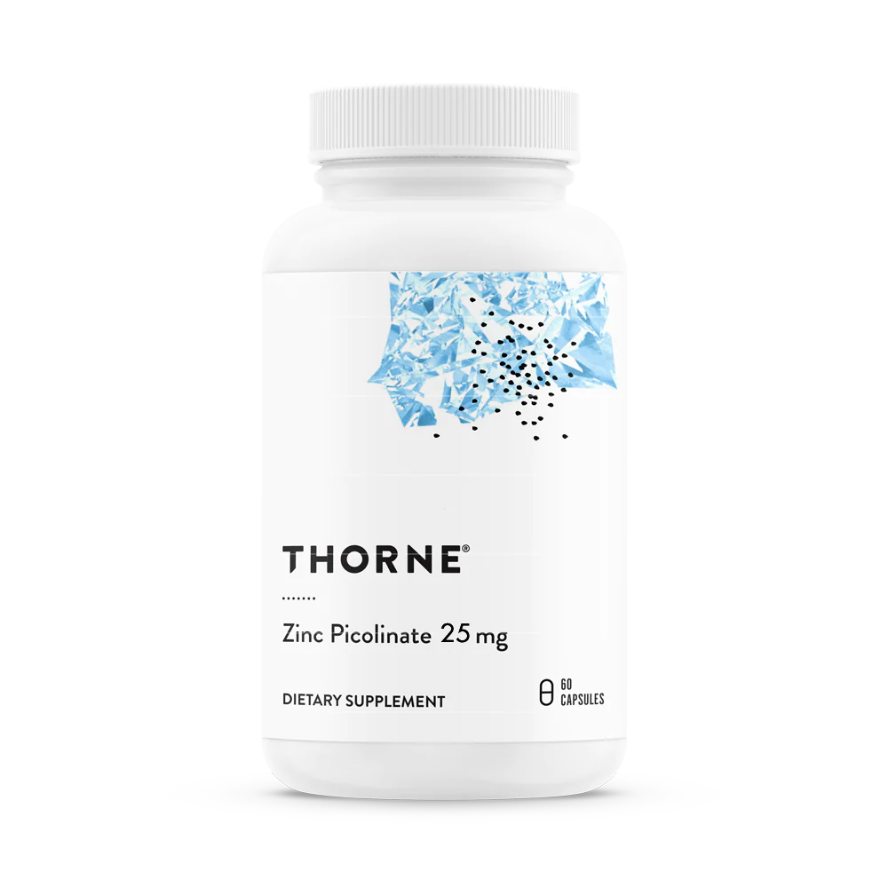 Thorne Zinc Picolinate 25mg 60 Capsules