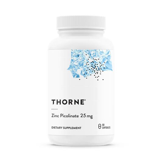 Thorne Zinc Picolinate 25mg 60 Capsules