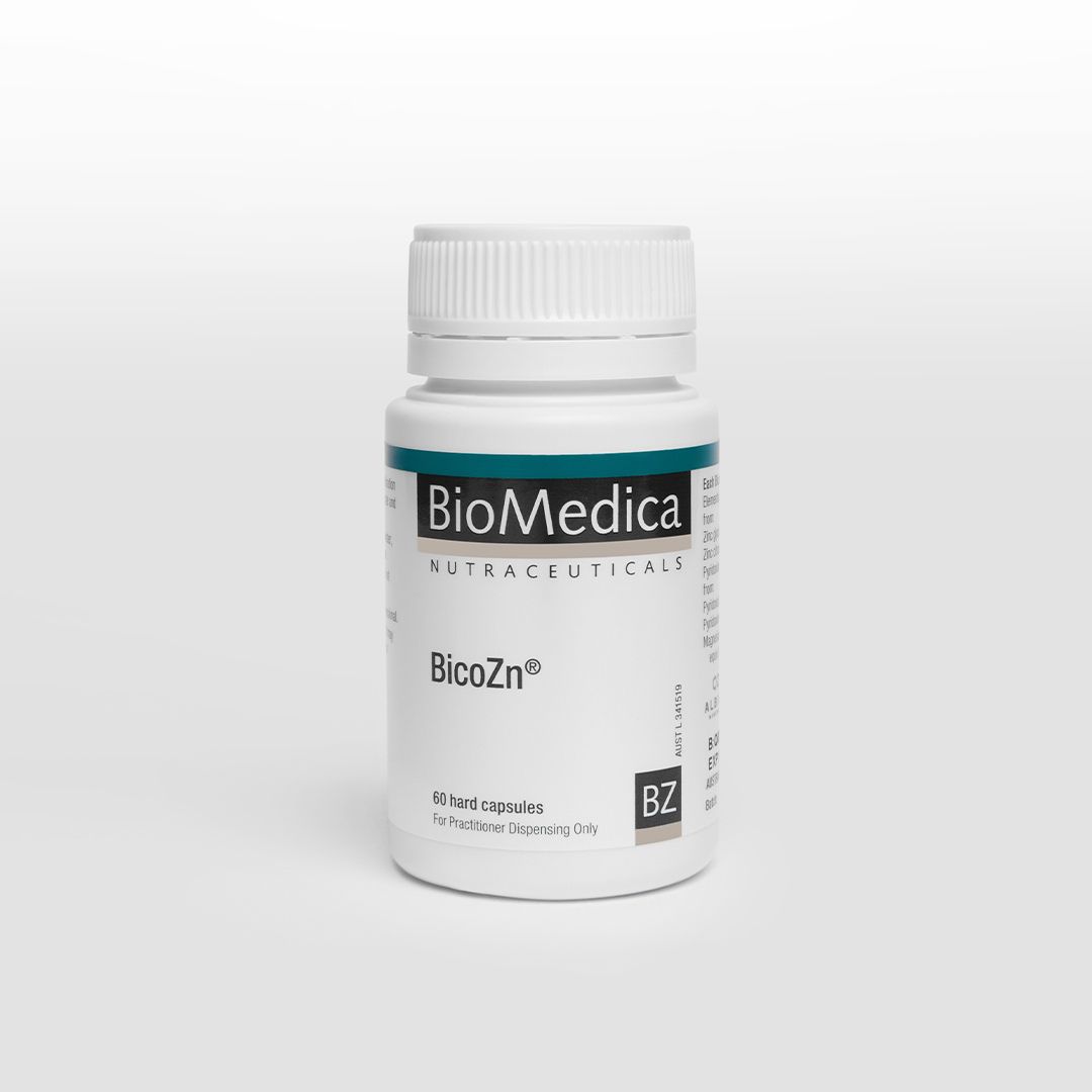 Biomedica BicoZn 60 Hard Capsules