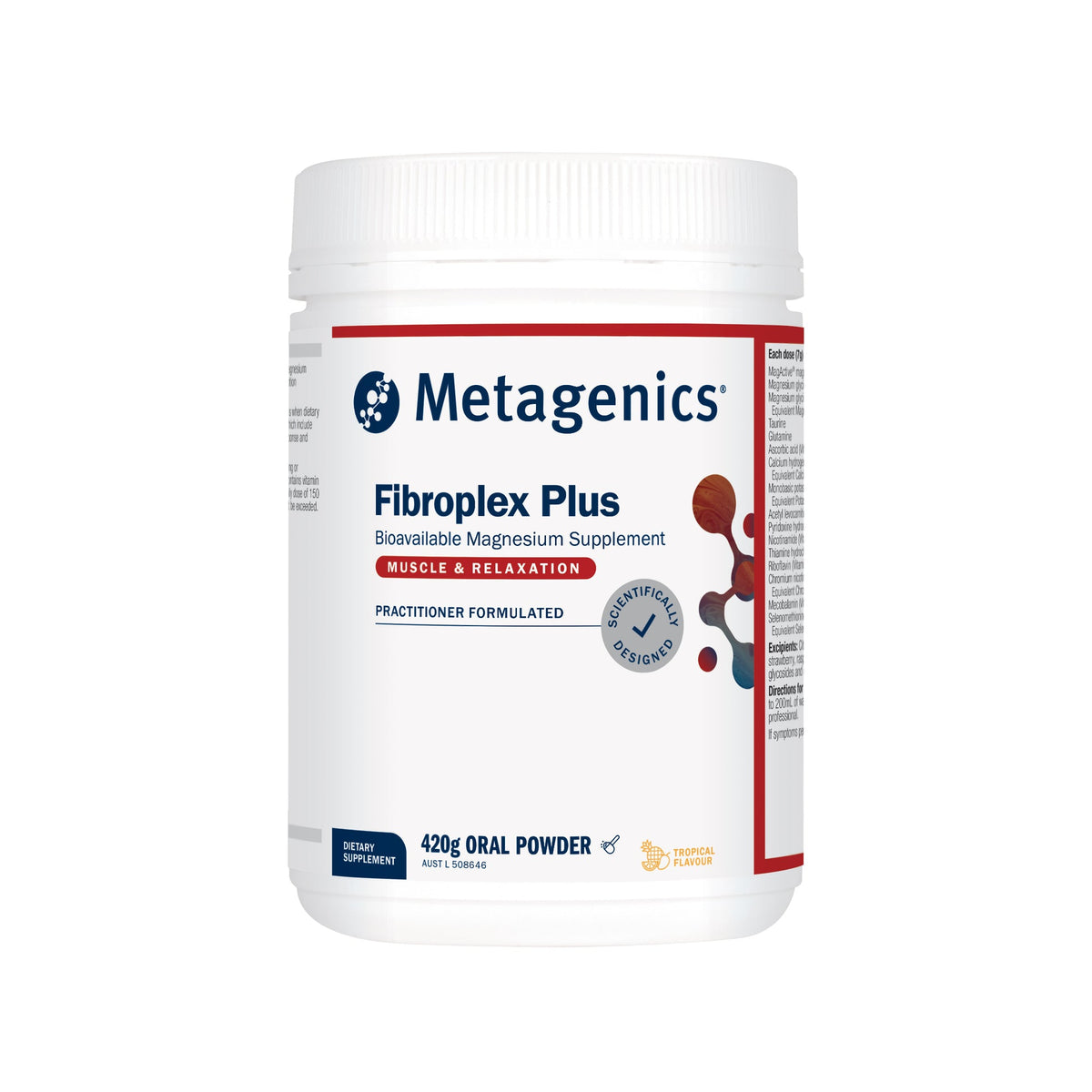 Metagenics Fibroplex Plus Tropical 420公克口服粉末