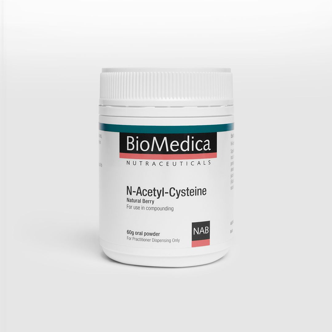 Biomedica N-Acetyl-Cysteine Natural Berry Flavour 60g Powder